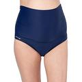 Oceanlily Over The Belly Maternity Swimwear Bottoms-High Waist Cover Up-Women Bikini Bottom - blue - X-Large