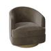 Barrel Chair - Fairfield Chair Tipsy 28.75" W Barrel Chair Polyester in Brown | 30.25 H x 28.75 W x 31 D in | Wayfair 1138-31_9953 17_Walnut