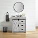 Sand & Stable™ Jillian 30" Single Bathroom Vanity Set Wood in White | 34 H x 30 W x 22 D in | Wayfair F67C746134844401B2760F6B9D5907A2