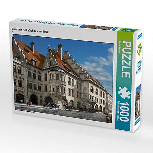 Puzzle München Hofbräuhaus um 1900 Foto-Puzzle Bild von André Tetsch Puzzle
