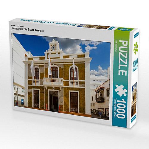 Puzzle CALVENDO Puzzle Lanzarote Die Stadt Arrecife - 1000 Teile Foto-Puzzle glückliche Stunden Kinder