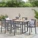 Cibola Outdoor Aluminum Outdoor 7 Piece Dining Set by Christopher Knight Home