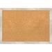 Crackled Metallic Narrow Narrow Framed Cork Bulletin Memo Board