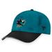 Men's Fanatics Branded Teal/Black San Jose Sharks Authentic Pro Locker Room Flex Hat