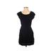 Mossimo Supply Co. Casual Dress - Sheath: Black Solid Dresses - Women's Size Small