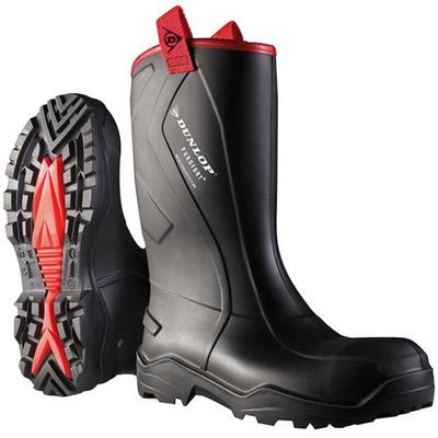 Stiefel Purofort+ Rugged, Gr. 41, schwarz - Dunlop