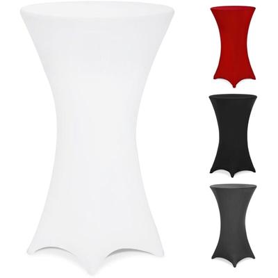 Detex® Stehtisch Husse Ø60-65/70-75/80-85cm Farbwahl Stretch Stehtischhusse Tisch Überzug Bezug Ø60 Image