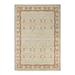 Overton Hand Knotted Wool Vintage Inspired Traditional Mogul Light Blue Area Rug - 6'1" x 8'9"