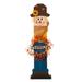 Glitzhome 42"H Lighted Wooden Scarecrow Porch Decor w/ Wreath