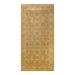 Overton Hand Knotted Wool Vintage Inspired Traditional Mogul Green Runner Rug - 6'3" x 12'6"