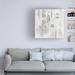 Dakota Fields Scandanavian Mood IV Silver by Silvia Vassileva - Wrapped Canvas Painting Canvas, Wood in White | 14 H x 14 W x 2 D in | Wayfair