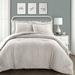 Willa Arlo™ Interiors Apollo Standard Cotton Reversible Comforter Set Polyester/Polyfill in Gray | Full/Queen Comforter + 2 Shams | Wayfair