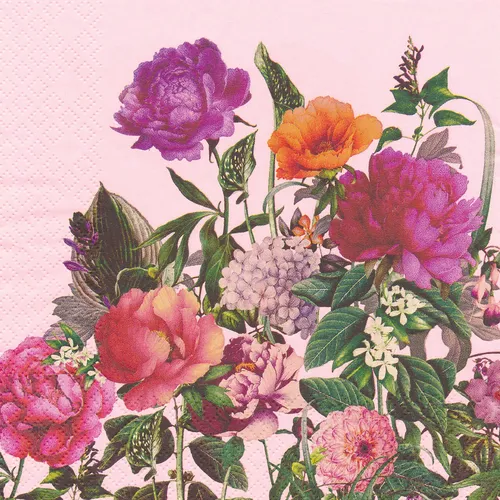 Serviettes en papier ""fleurs des champs"", 33 x 33 cm, 20 pièces