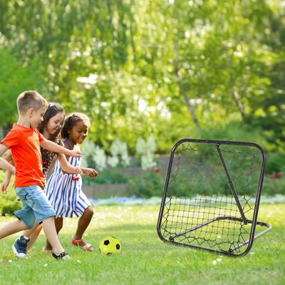 Soozier Angle Adjustable Rebounder Net Goal Training Set soccer, Baseball, Basketball Daily Training, Black