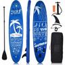 COSTWAY SUP Board 297x76 cm aufblasbar, Stand up Board, Stand up Paddling Board, Paddelboard, inkl.