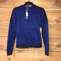 Adidas Jackets & Coats | Adidas Women’s Team Issue Fleece Zip Hoody | Color: Blue | Size: Xs