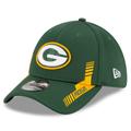 Men's New Era Green Bay Packers 2021 NFL Sideline Home 39THIRTY Flex Hat