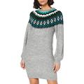 NAF Women's Mdustin Dress, GRIS Clair, M