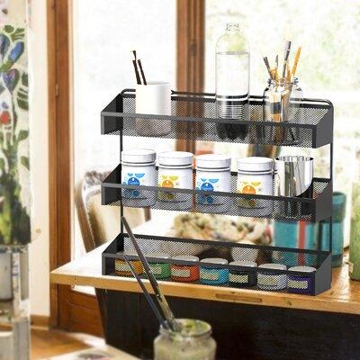 Prep & Savour 2 Pack Spice Rack Organizer, 3 Tier Counter-Top Stand Or Wall Mounted Storage Rack Hanging Shelf For Kitchen Cabinet, Cupboard | Wayfair