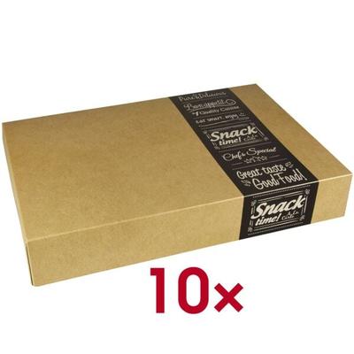 Papstar 10 Transport- und Catering Kartons braun mittel - 31,3 x 46,4 cm beige, 46.4x8x31.3 cm Image
