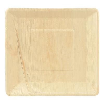 Papstar 25 Teller Palmblatt eckig natur - 25 x 25 cm mehrfarbig