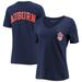 Women's Under Armour Navy Auburn Tigers Vault V-Neck T-Shirt