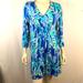 Lilly Pulitzer Dresses | Lilly Pulitzer Knit Dress, Size S, Euc | Color: Blue/Green | Size: S