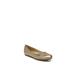 Wide Width Women's Maxwell Flats by Naturalizer in Light Gold (Size 8 W)