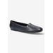 Women's Thrill Pointed Toe Loafer by Easy Street in Navy (Size 9 M)