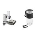 WMF Küchenminis Salat-to-go (150 W, elektrischer Gemüseschneider, 5 Einsätze) & Küchenminis Mix on the Go 300 ml, Mini Mixer to Go, USB Mixer Smoothie Maker, aufladbarer Personal Blender