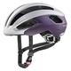 uvex rise cc Women's Edition - sicherer Performance-Helm für Damen - individuelle Größenanpassung - optimierte Belüftung - silver - plum matt - 52-56 cm