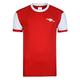 Score Draw Arsenal 1971 Retro Football Shirt Red/White Large Cotton