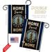 Breeze Decor 2-Sided 19 x 13 In. Home Sweet National Guard Garden Flag Set in Black/Blue/Yellow | 18.5 H x 13 W in | Wayfair