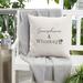 Rosecliff Heights Coss Sunshine & Whiskey Outdoor Square Pillow Cover & Insert Eco-Fill/Polyester/Polyfill/Sunbrella® | 18 H x 18 W x 6 D in | Wayfair