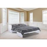 Canora Grey Barham Queen Murphy Bed w/ Mattress & Power Outlets Wood & Metal/Metal in White | 25.7 H x 64.1 W x 80.3 D in | Wayfair