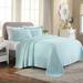 Latitude Run® Josann Solitaire Matelasse Bedspread Set Cotton in Blue | Twin Bedspread + 1 Standard Sham | Wayfair CHMB1374 39731651