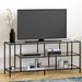 AllModern Wylan TV Stand for TVs up to 60" Glass/Metal in Black | 24 H in | Wayfair BCCF304F6C164D96A3388202FDFD4FF5