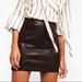 Free People Skirts | Free People Modern Femme Faux Leather Mini Skirt | Color: Brown | Size: 2