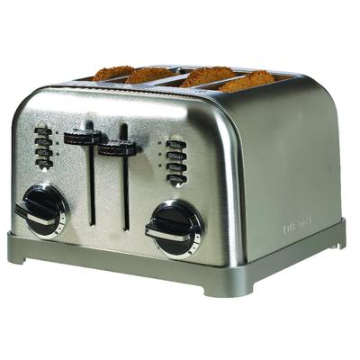 Cuisinart 4 Slice Brushed Metallic Classic Toaster, Stainless Steel
