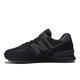New Balance 574v3, Sneaker, Men's, Black (Triple Black), 4.5 UK