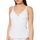 Pour Moi? Women's Castaway Underwired Halter Tankini Top, White (White), 36F (Manufacturer Size:36F)