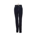 Dynamite Clothing Jeans - Low Rise Skinny Leg Denim: Blue Bottoms - Women's Size 26 - Dark Wash