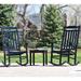 Frontera Worlds Finest Rocker Rocking Chair Wood/Solid Wood in Black | 48 H x 27 W x 34 D in | Wayfair WTG-IN-713-1-4