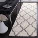 Ivory;gray 2'3" x 6' Area Rug - House of Hampton® Alonnah Geometric Ivory/Gray Area Rug 27.0 x 1.48 in gray/white, Polypropylene | Wayfair