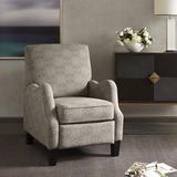 Mistana™ Loughborough Button Tufted Push Recliner Polyester in Black | 38 H x 28.5 W x 34 D in | Wayfair BAA9664B17074C7D9204C19783CD9FFF