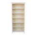 Highland Dunes Aspatria Solid Wood Standard Bookcase Metal in White | 72 H x 32 W x 12 D in | Wayfair BCMH3143 42897199