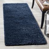 Blue/Navy 27 x 1.97 in Area Rug - Wade Logan® Assar Navy Area Rug Polypropylene | 27 W x 1.97 D in | Wayfair ZPCD3669 41955313