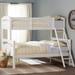 Isabelle & Max™ Twin over Full Bunk Bed Wood in White, Size 64.75 H x 69.5 W x 79.25 D in | Wayfair D8FB9D3474B84001B313BEF1D1FE6F19