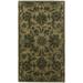 Green 27 x 0.625 in Area Rug - Charlton Home® Dunbar Floral Handmade Tufted Wool Olive/Area Rug Wool | 27 W x 0.625 D in | Wayfair