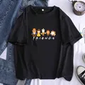 T-shirt femme La belle et la bête amis décontracté Kawaii Hipster Cup Tees Top Femme Sexy Harajuku